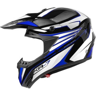 Capacete cms xr7 raptor azul/branco 2017