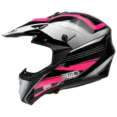 Capacete cms xr7 shield rosa fushia 2017