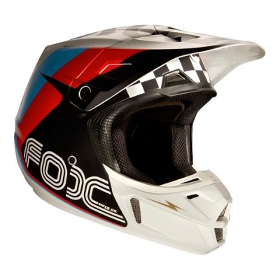 Capacete fox v2 rohr preto