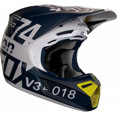 Capacete fox v3 draftr cinzento 2018