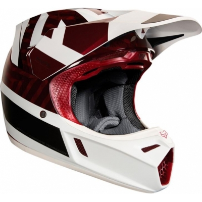 Capacete fox v3 preest vermelho 2018