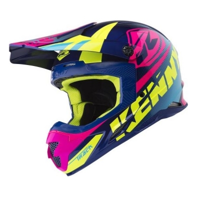 Capacete kenny track azul/rosa 2018