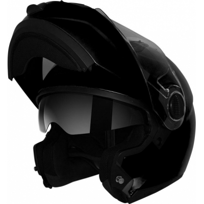 Capacete modular shiro sh-500 preto matte