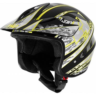 Capacete nau overnet n400 preto/ama.