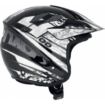 Capacete nau overnet n400 preto/cinzento