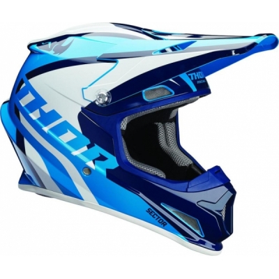 Capacete thor sector ricochet azul