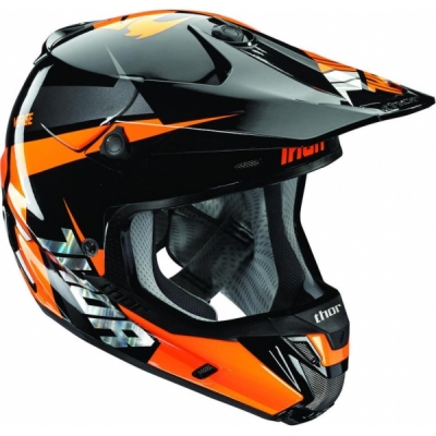 Capacete thor verge rebound laranja/preto