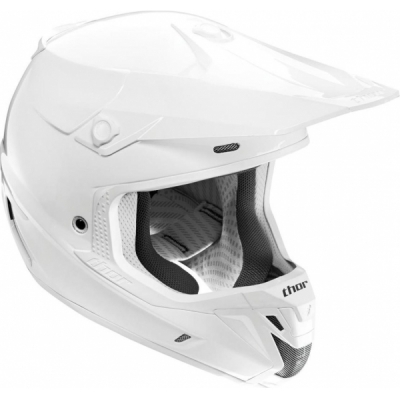 Capacete thor verge solid branco mate