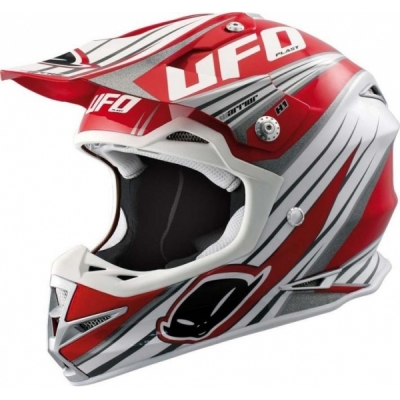 Capacete ufo warrior trail vermelho