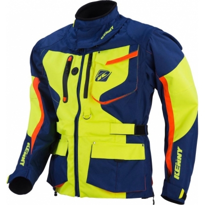 Casaco kenny titanium azul/ama. fluor