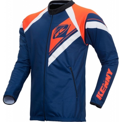 Casaco kenny enduro zipped azul/lar. fluor