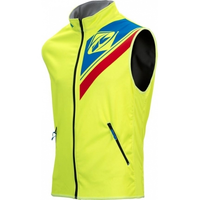 Colete kenny enduro ama. fluor/azul/verm.