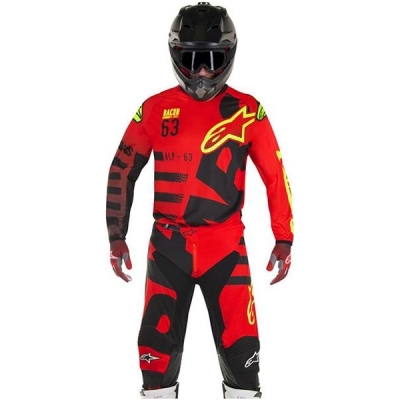 Conj. calÇa/camisola alpinestars racer braap verm. 2018