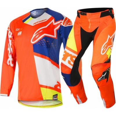 Conj. calÇa/camisola alpinestars techstar factory lar. 2018