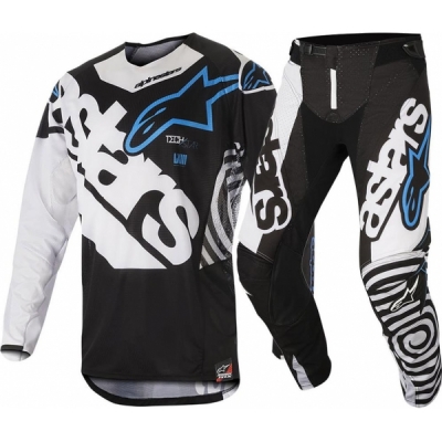 Conj. calÇa/camisola alpinestars techstar venom preto 2018