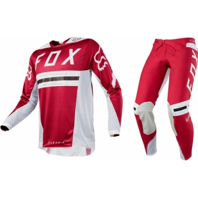 Conj. calÇa/camisola fox flexair preest vermelho 2018