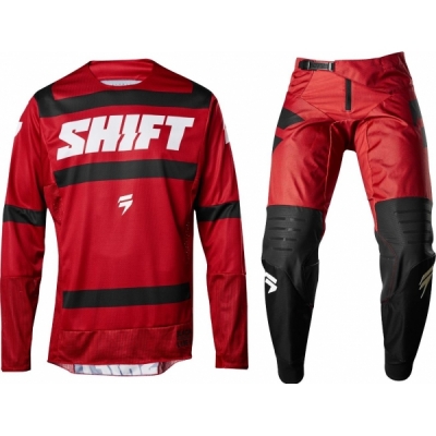 Conj. calÇa/camisola shift black label vermelho 2018