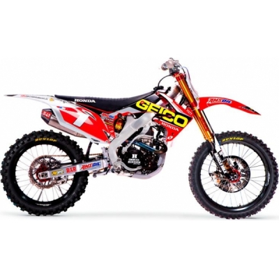 Kit grÁfico honda team world crf250 09-12 one