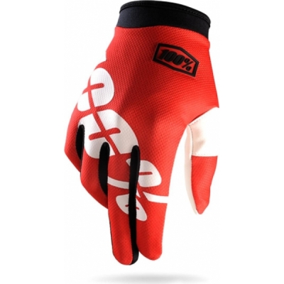 Luvas 100% itrack vermelho