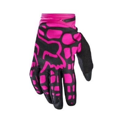 Luvas fox dirtpaw mulher preto/rosa