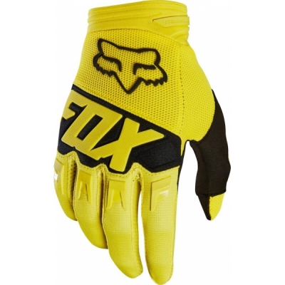 Luvas fox dirtpaw race amarelo 2018