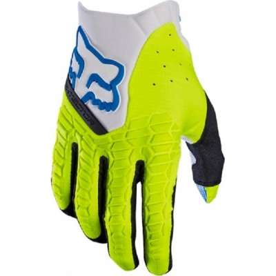 Luvas fox pawtector branco/amarelo