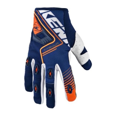 Luvas kenny titanium azul/laranja 2018