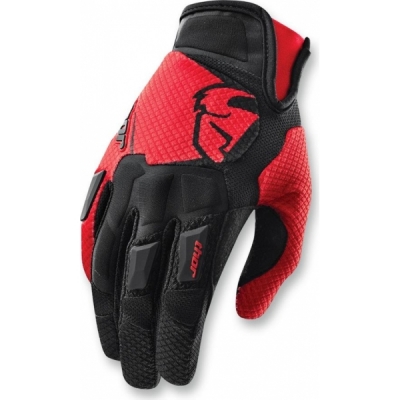 Luvas thor flow s15 preto/vermelho 2018