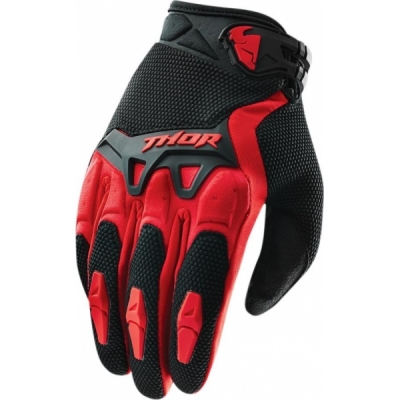 Luvas thor spectrum s15 vermelho/preto