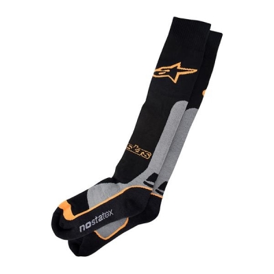 Meias alpinestars pro coolmax laranja 2018