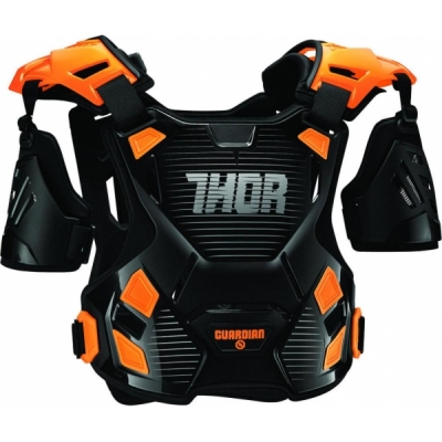 Peitoral thor guardian crianÇa preto/laranja