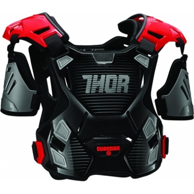 Peitoral thor guardian crianÇa preto/vermelho