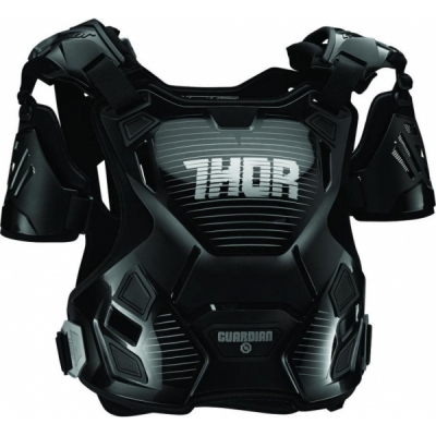 Peitoral thor guardian mulher preto/cinzento