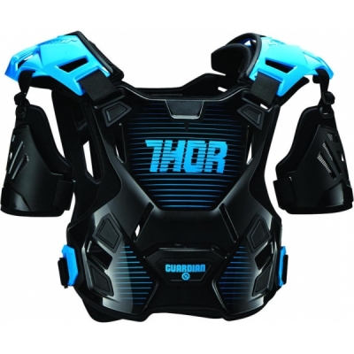 Peitoral thor guardian preto/azul fluor